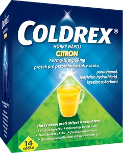 Coldrex Horký nápoj Citron 14 sáčků