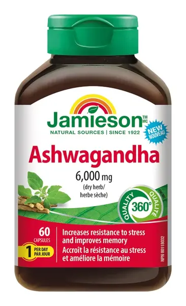 JAMIESON Ashwagandha cps.60