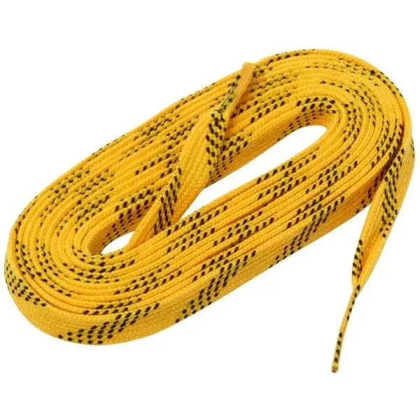 WINNWELL WAX LACES Hokejové tkaničky, žlutá, velikost