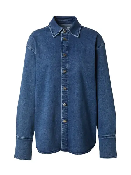 RÆRE by Lorena Rae Blúzka  modrá denim