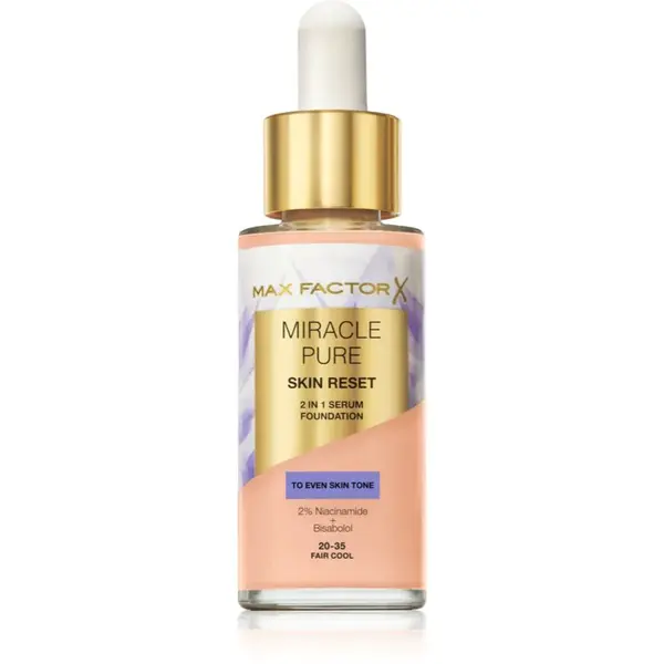 Max Factor Miracle Pure Skin Reset pečující make-up odstín 20-35 Fair Cool 30 ml