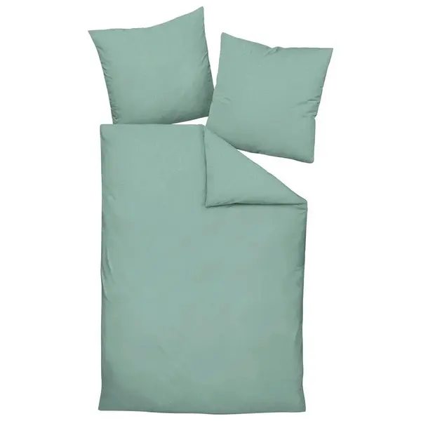 Janine POVLEČENÍ, krep, šalvějově zelená, tmavě zelená, zelená, 140/200 cm