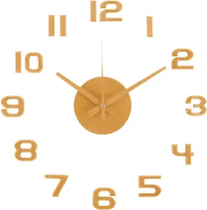 Karlsson Designové nástěnné hodiny s nalepovacími čísly KA6001YE