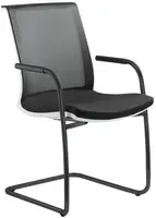 LD SEATING Konferenční židle LYRA NET 213-Z-N1, kostra černá