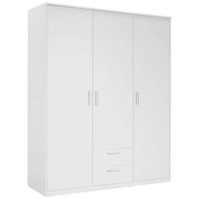 Xora ŠATNÍ SKŘÍŇ S OTOČNÝMI DVEŘMI, bílá, 157/194/54 cm