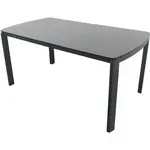 Amatio ZAHRADNÍ STŮL, kov, sklo, 160/90/75 cm