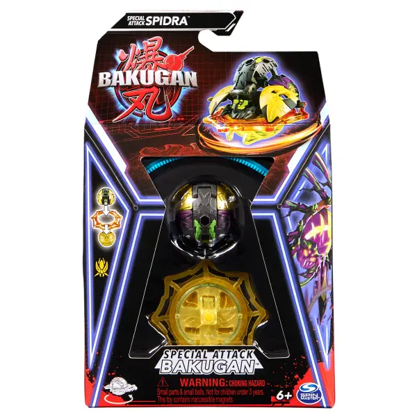 Spin Master Bakugan - Speciální útok spider evo solid