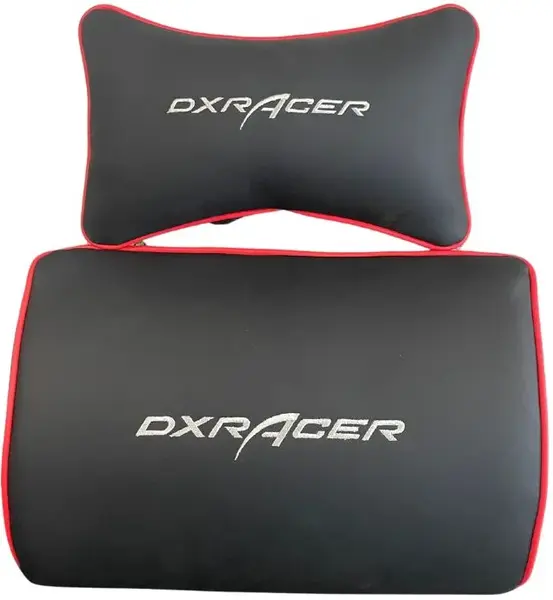 DXRACER Sada polštářků NR černo-červený série P