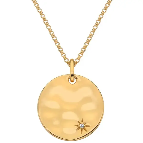 Hot Diamonds Jemný náhrdelník s diamantem Jac Jossa Soul DP838 (řetízek, přívěsek)