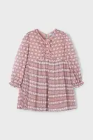 Dívčí šaty Mayoral růžová barva, mini, 4917