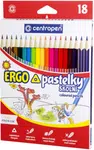 Ergo školní pastelky trojhranné 18 ks (9521)