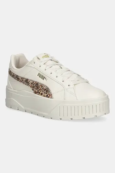 Tenisky Puma Karmen II Animal Flair dámské, béžová barva, 402645