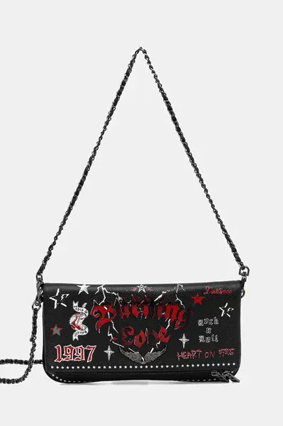 Kožená kabelka ZADIG&VOLTAIRE ROCK GRAINED LEATHER PUNK