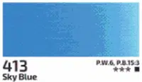 Akrylová barva Rosa 75ml – 413 sky blue