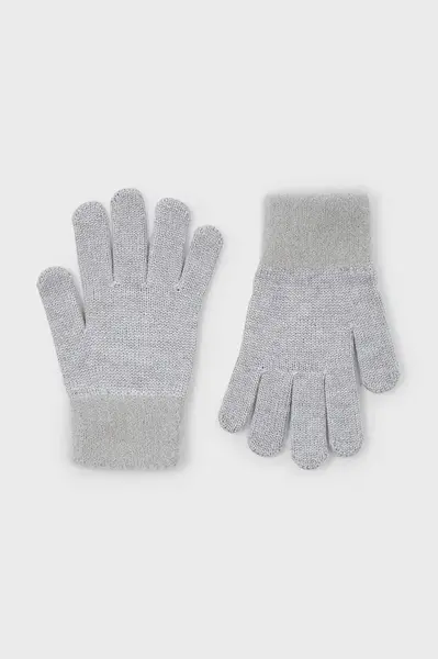 Dětské rukavice Mayoral šedá barva, 10063