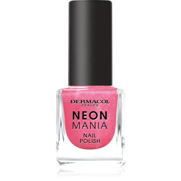 Dermacol Neon Mania lak na nehty odstín 5 Bubblegum pink 5 ml