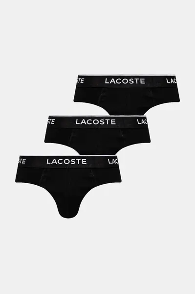 Spodní prádlo Lacoste 3-pack černá barva, 8H1293