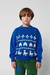 Bobo Choses Dětský bavlněný svetr Bobo Choses Farm jacquard