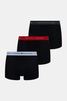 Boxerky Tommy Hilfiger 3-pack pánské, černá barva, UM0UM02763