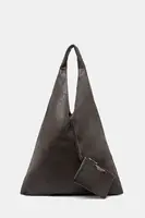 Kožená kabelka Answear.LAB hnědá barva