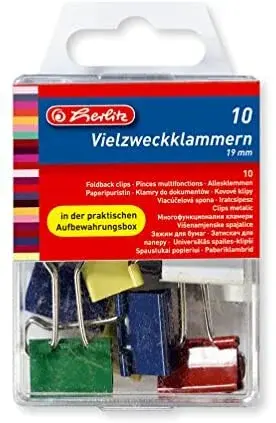 Herlitz - Klipy kovové 10 ks