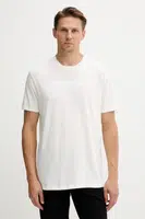 Bavlněné tričko Armani Exchange pánské, bílá barva, s potiskem, XM001414 AF16432