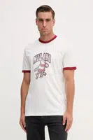 Bavlněné tričko Armani Exchange pánské, bílá barva, s potiskem, XM001903 AF10362