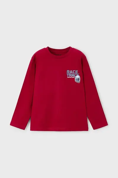 Dětské bavlněné tričko s dlouhým rukávem Mayoral