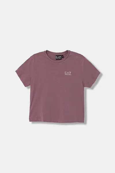 EA7 Emporio Armani basic tričko dětské s bavlnou