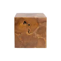 ODKLÁDACÍ STOLEK, teakové dřevo, čiré