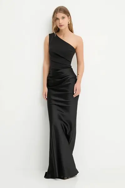 Šaty Answear.LAB černá barva, maxi