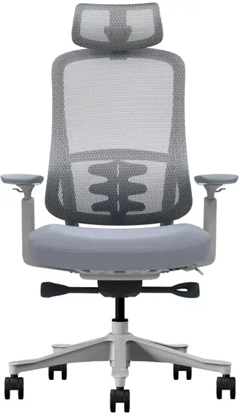 MERCURY Kancelářská židle LUCIA šedá, ergonomická, 8 hodin denně