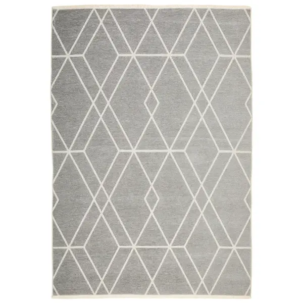 Novel KOBEREC TKANÝ NA PLOCHO, 80/150 cm, šedá, bílá