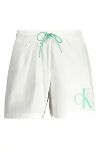 Bílé pánské koupací kraťasy Calvin Klein