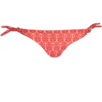 KARL LAGERFELD BEACHWEAR SWIMSUIT SIDE BOTTOM WOMAN RED