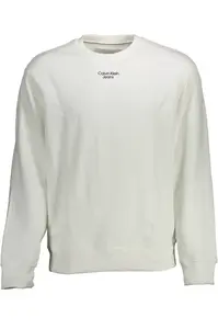 Calvin Klein pánská mikina bílá