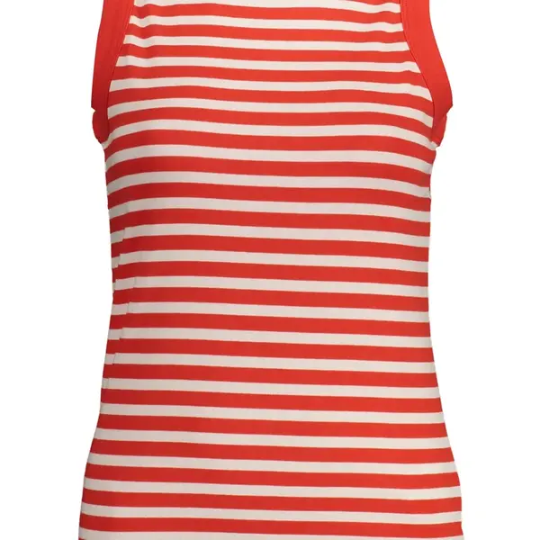 Dámské červené pruhované tílko GANT
