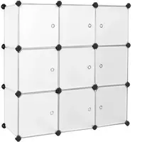 Boxxx KOMBINACE REGÁLŮ, bílá, železo, 93/123/31 cm