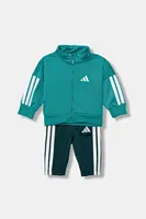 Dětská tepláková souprava adidas tyrkysová barva, JM0896