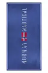 Modrý plážový ručník Norway 1963