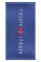Modrý plážový ručník Norway 1963