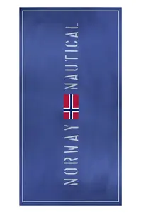 Modrý plážový ručník Norway 1963