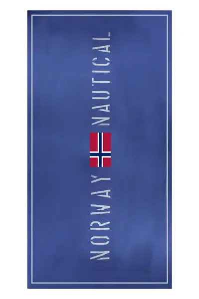 Modrý plážový ručník Norway 1963