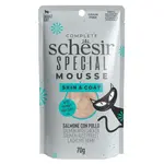 SCHESIR Special Skin&Coat kapsička pro kočky losos a kuře pěna 70 g