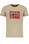 NORWAY 1963 BEIGE MEN'S SHORT SLEEVE T-SHIRT
