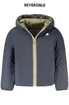 Oboustranná dětská bunda K-WAY modrá