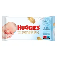 HUGGIES Dětské vlhčené ubrousky Extra Care Single 56 kusů