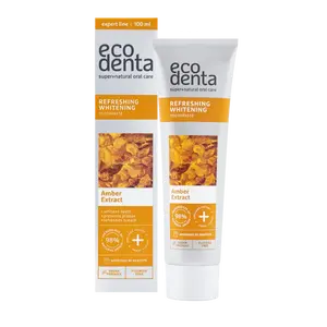ECODENTA Osvěžující bělící zubní pasta z extraktem z jantaru 100 ml