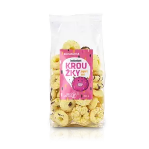 ALLNATURE Kroužky jogurtové 80 g