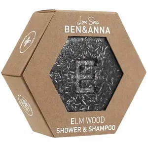 BEN & ANNA Tuhý šampon a mýdlo Love Soap Elm Wood and Spice 60 g
